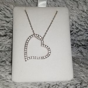 Swarovski crystal heart necklace